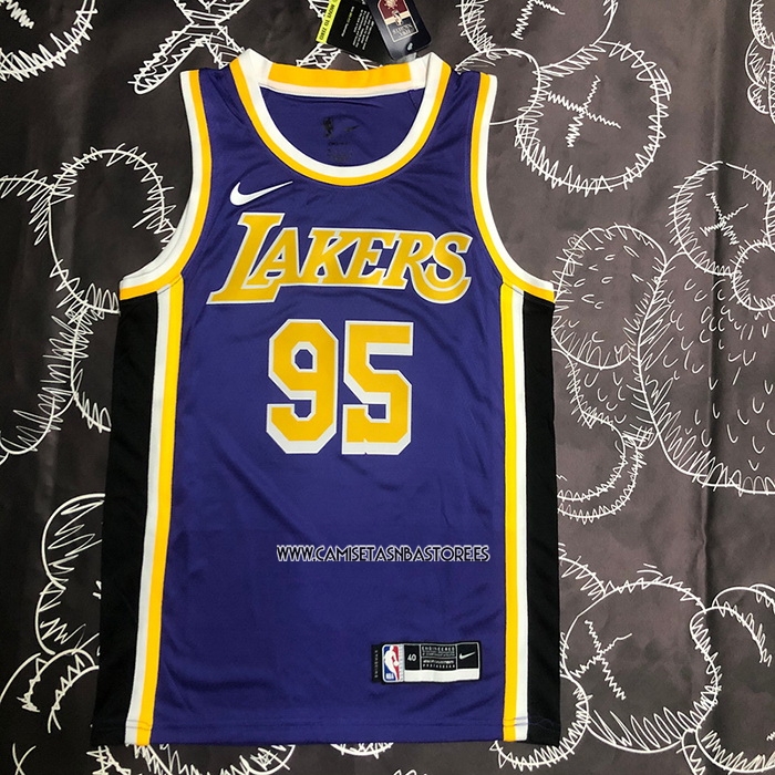 Juan Toscano-Anderson NO 95 Camiseta Los Angeles Lakers Statement 2020-21 Violeta